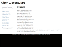 Tablet Screenshot of boonedentistry.com